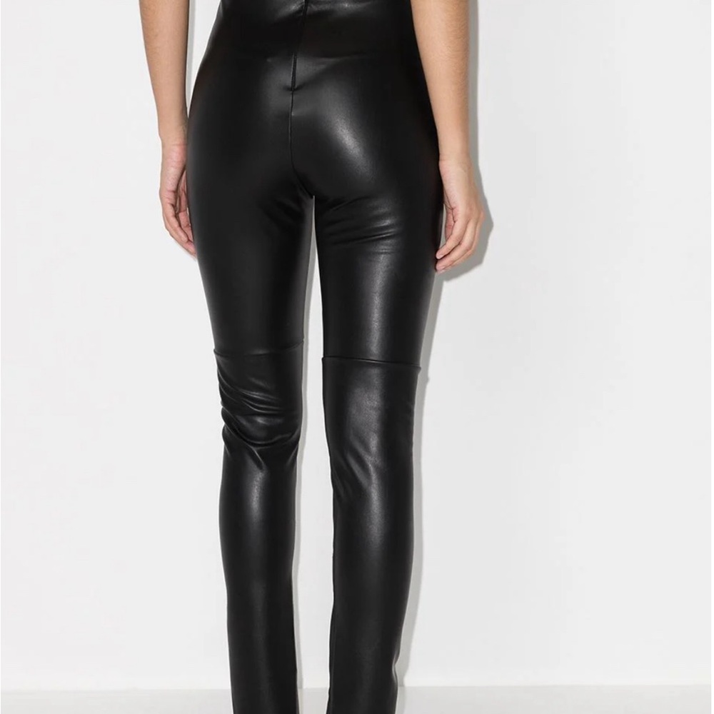 BNWT Allix NYC Carlisle vegan black leather pants/trouser. - Picture 2 of 9